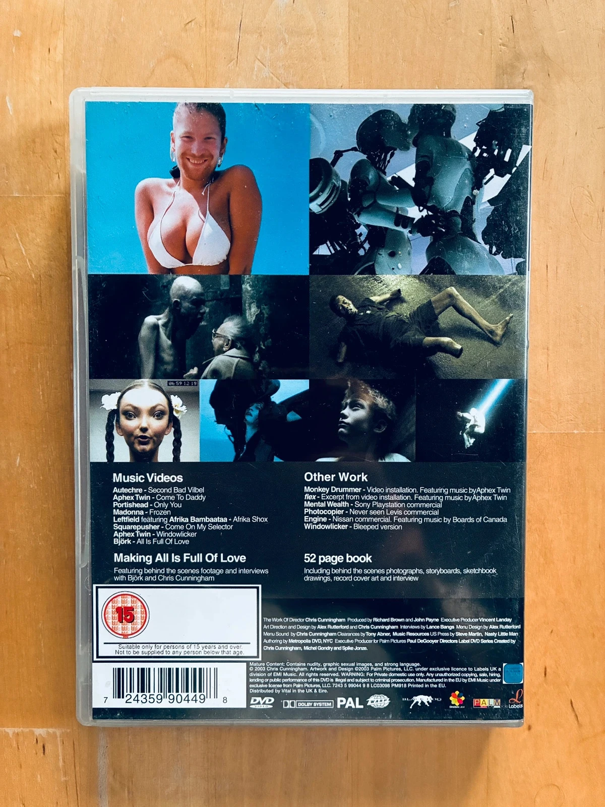 DVD O trabalho do diretor Chris Cunningham. – photo 2